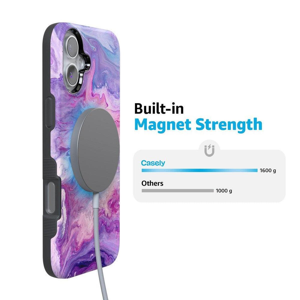Tie Dying Over You | Purple Marble iPhone Case iPhone Case get.casely