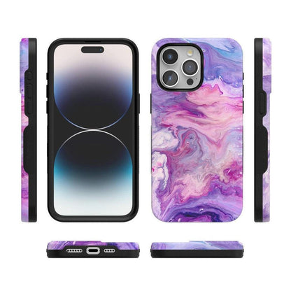 Tie Dying Over You | Purple Marble iPhone Case iPhone Case get.casely