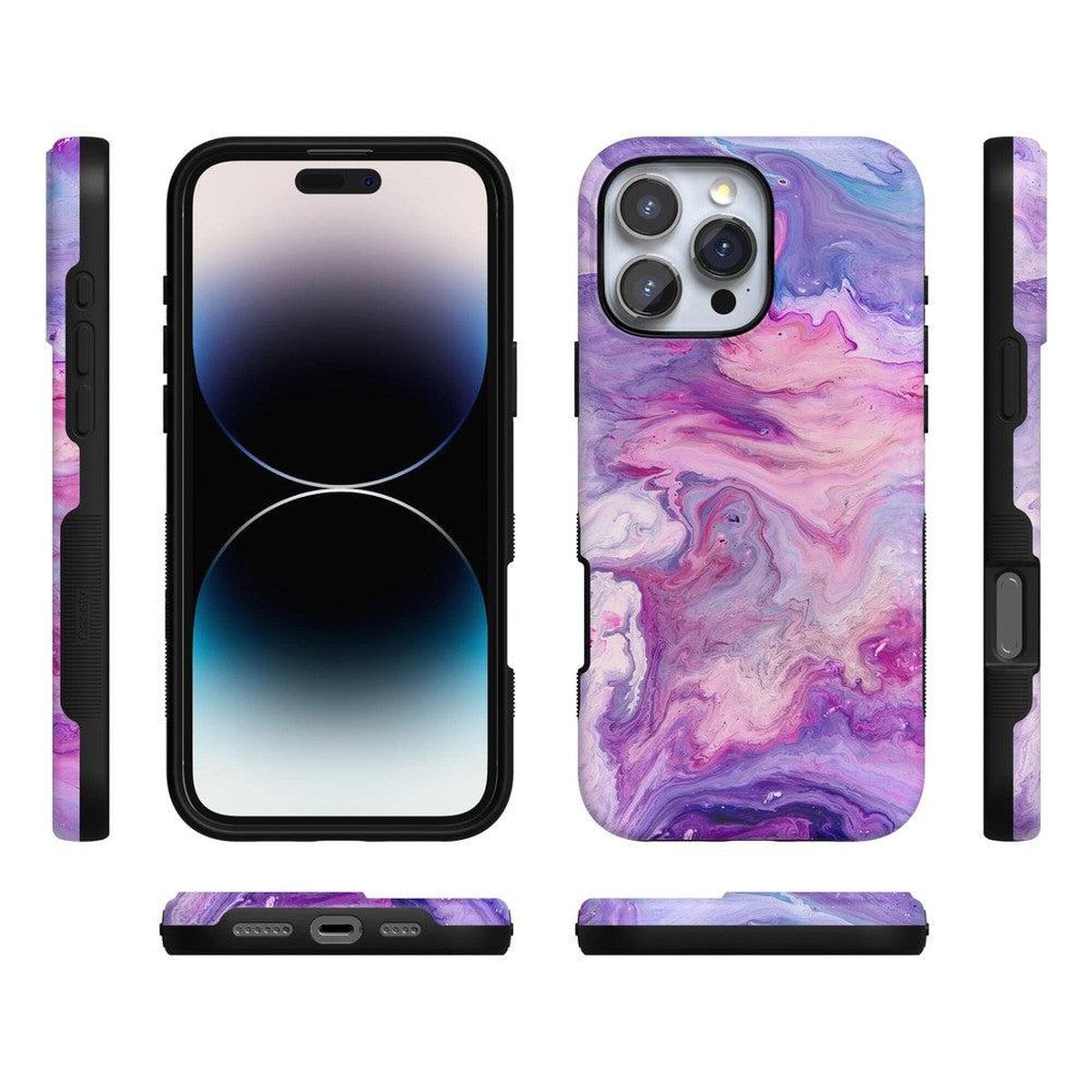 Tie Dying Over You | Purple Marble iPhone Case iPhone Case get.casely