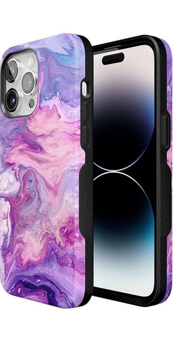 Tie Dying Over You | Purple Marble iPhone Case iPhone Case get.casely