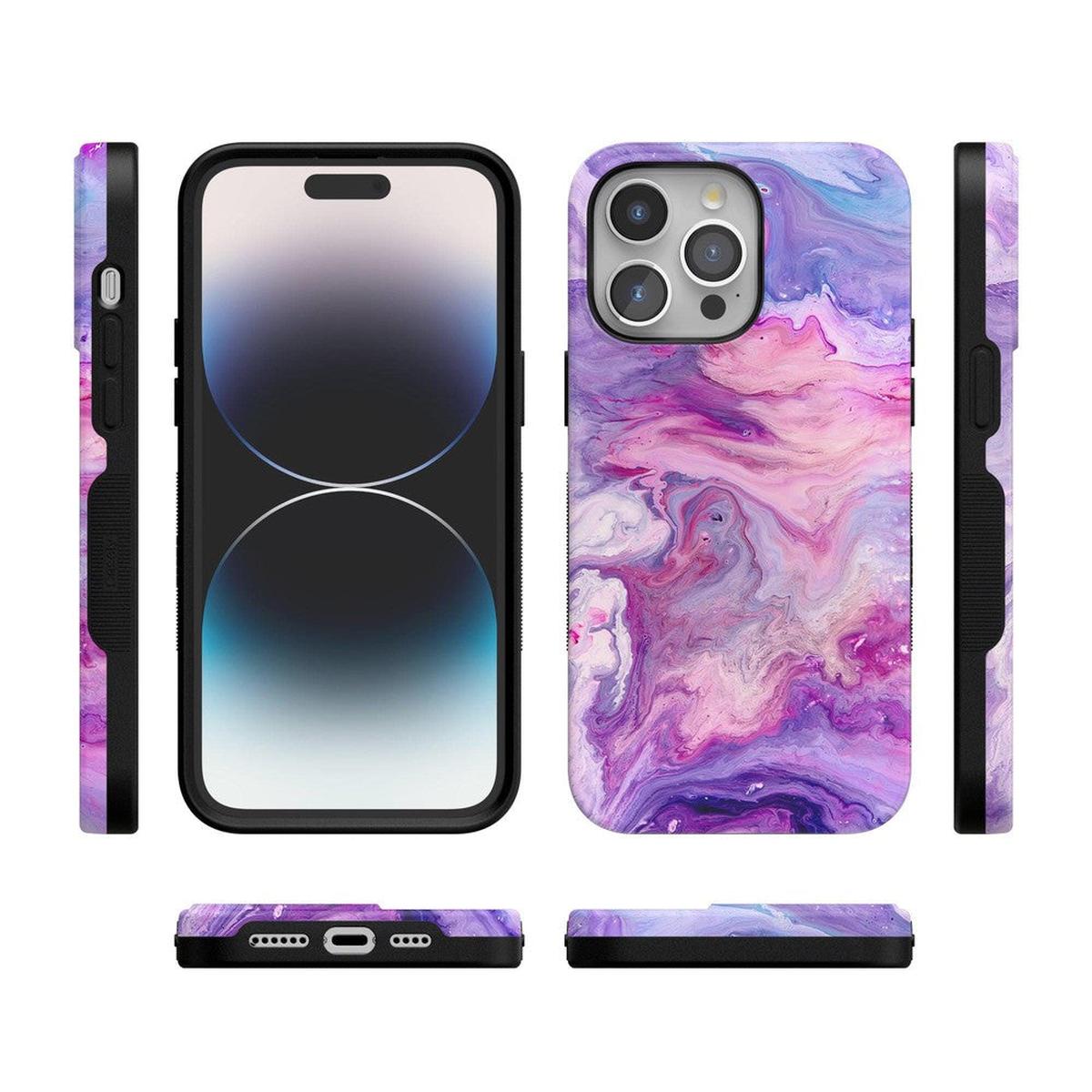 Tie Dying Over You | Purple Marble iPhone Case iPhone Case get.casely