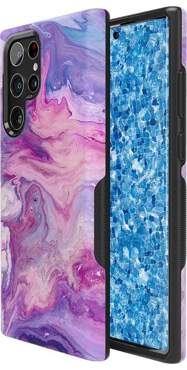 Tie Dying Over You | Purple Marble Samsung Case Samsung Case get.casely