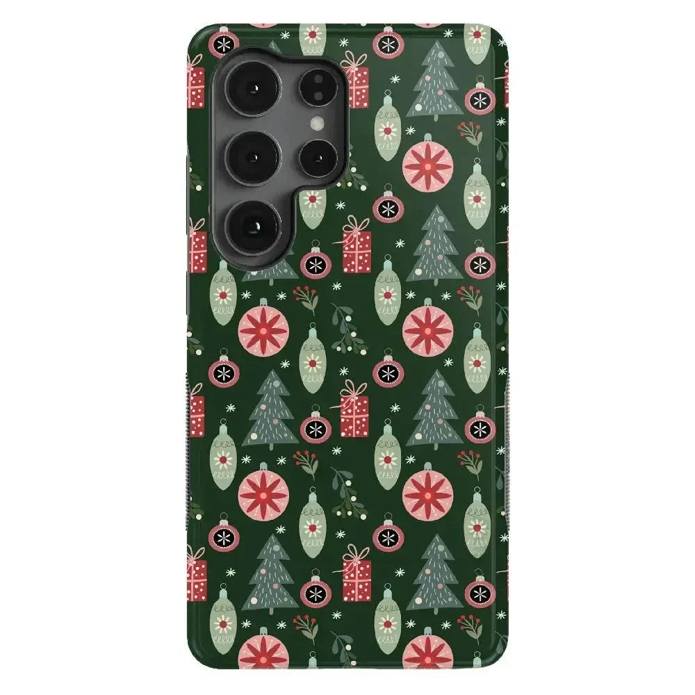 Tinsel Town | Christmas Ornament Case Phone Case Casetry Bold Flex + MagSafe® Galaxy S25 Ultra