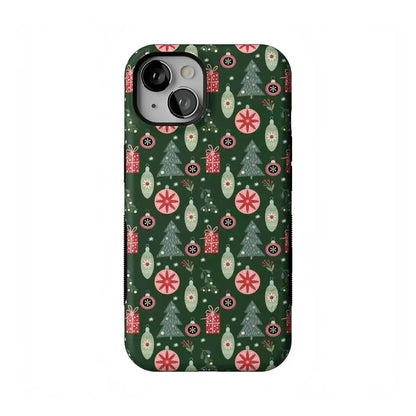 Tinsel Town | Christmas Ornament Case Phone Case Casetry Bold Flex + MagSafe® iPhone 13