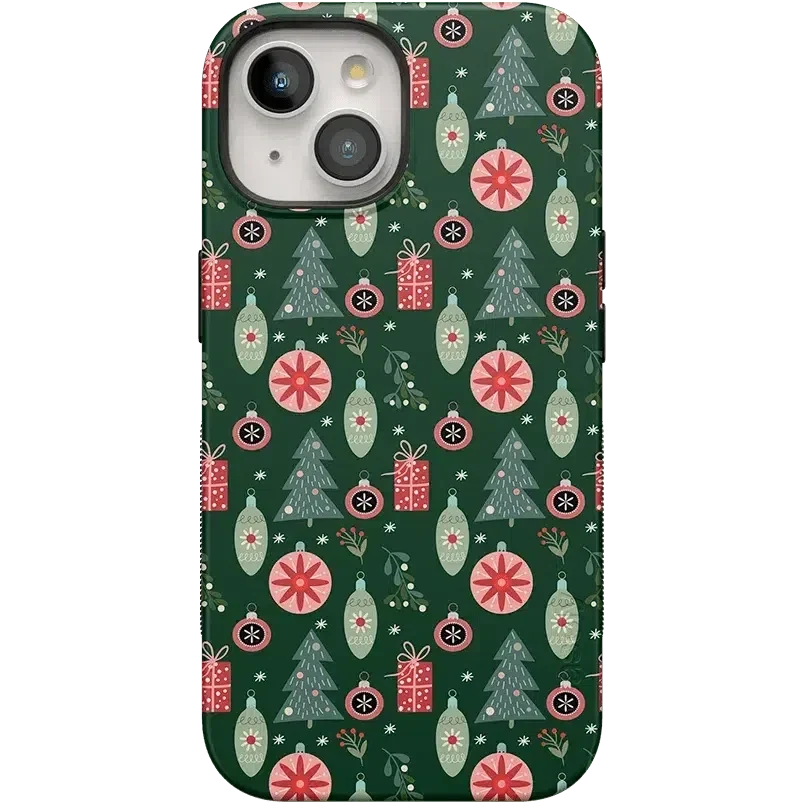 Tinsel Town | Christmas Ornament Case Phone Case Casetry Bold Flex + MagSafe® iPhone 15 Plus