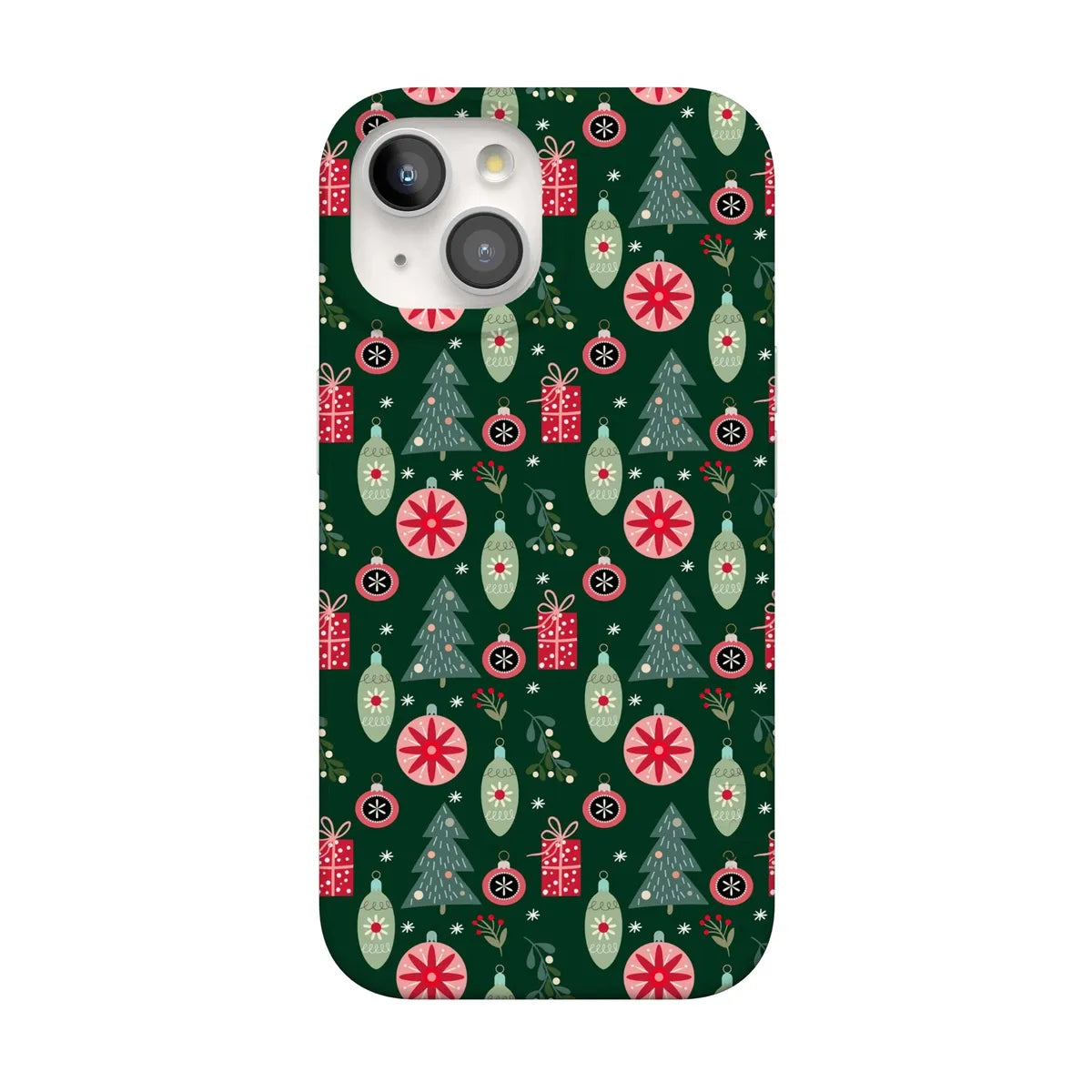 Tinsel Town | Christmas Ornament Case Phone Case Casetry Classic + MagSafe® iPhone 15