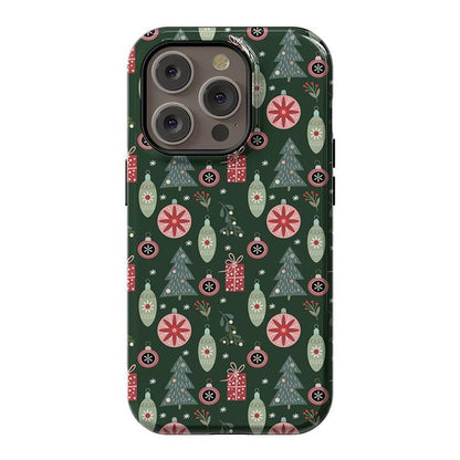 Tinsel Town | Christmas Ornament Case Phone Case Casetry Essential + MagSafe® iPhone 14 Pro