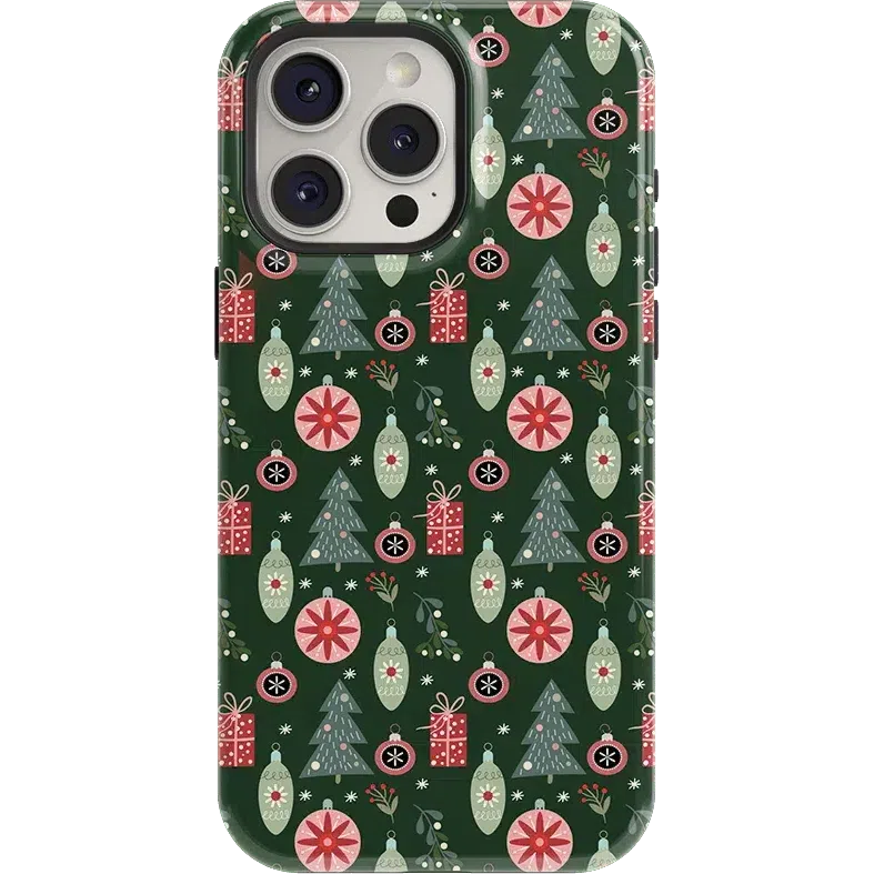 Tinsel Town | Christmas Ornament Case Phone Case Casetry Essential + MagSafe® iPhone 15 Pro