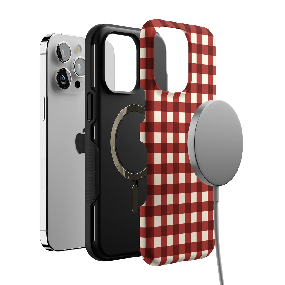 Checked Twice | Red Plaid Case