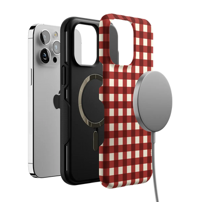 Checked Twice | Red Plaid Case