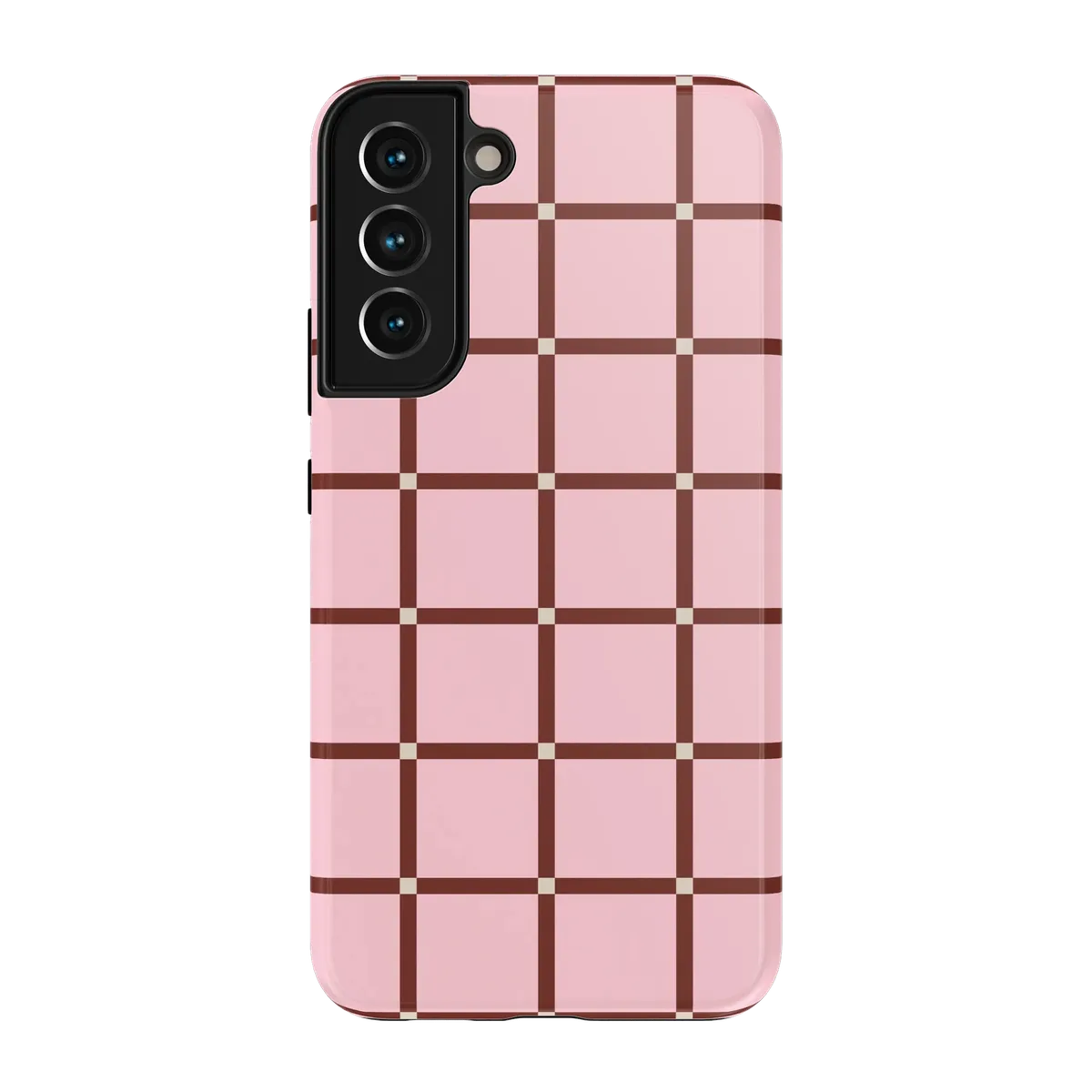 Uptown Gridlock | Pink Checkerboard Case