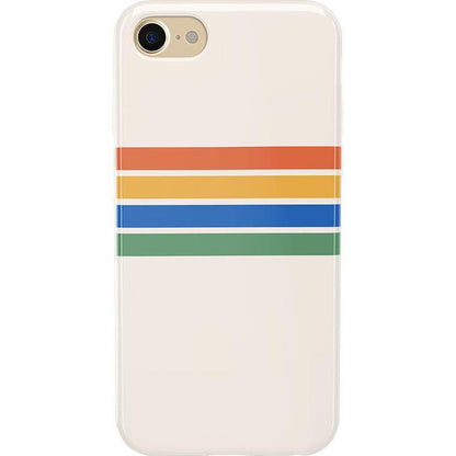 Totally Groovy | Rainbow Stripes Color Block Case iPhone Case get.casely Classic iPhone 6/7/8
