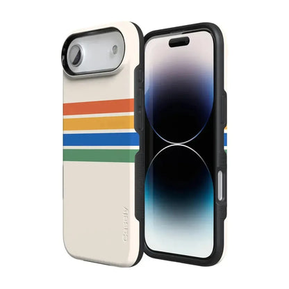 Totally Groovy | Rainbow Stripes Color Block Case iPhone Case get.casely