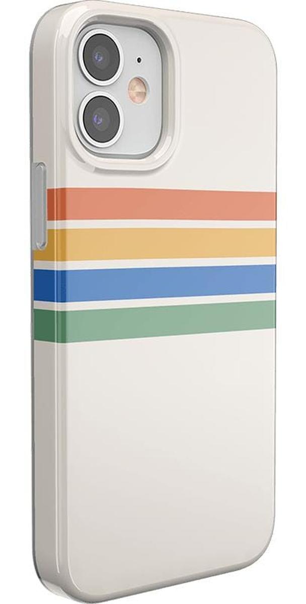 Totally Groovy | Rainbow Stripes Color Block Case iPhone Case get.casely