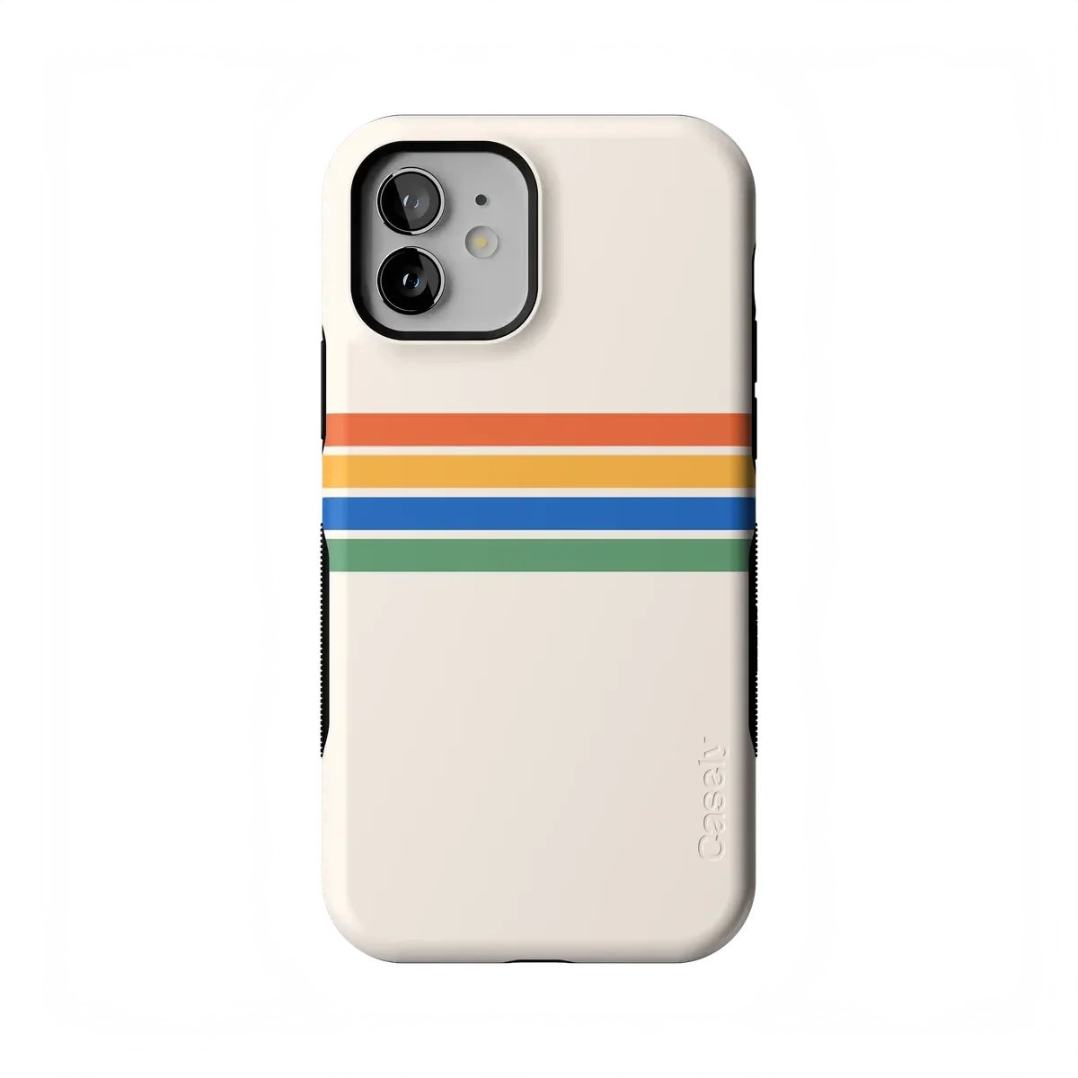 Totally Groovy | Rainbow Stripes Color Block Case iPhone Case get.casely