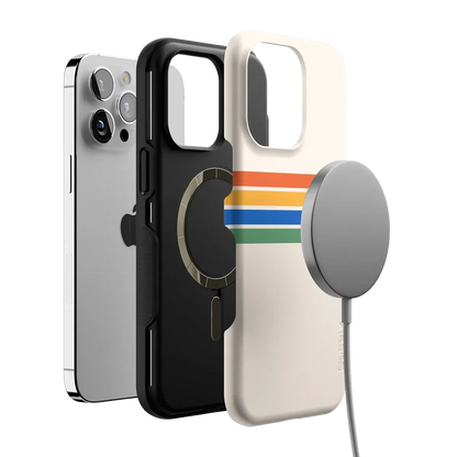 Totally Groovy | Rainbow Stripes Color Block Case iPhone Case get.casely
