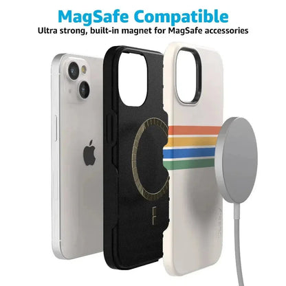 Totally Groovy | Rainbow Stripes Color Block Case iPhone Case get.casely