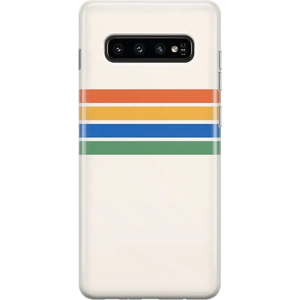 Totally Groovy | Rainbow Stripes Color Block Samsung Case Samsung Case get.casely Classic Galaxy S10 Plus