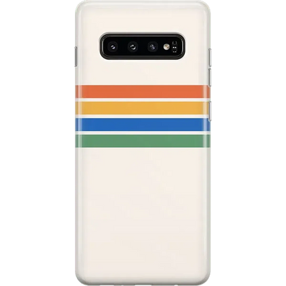 Totally Groovy | Rainbow Stripes Color Block Samsung Case Samsung Case get.casely Classic Galaxy S10 Plus