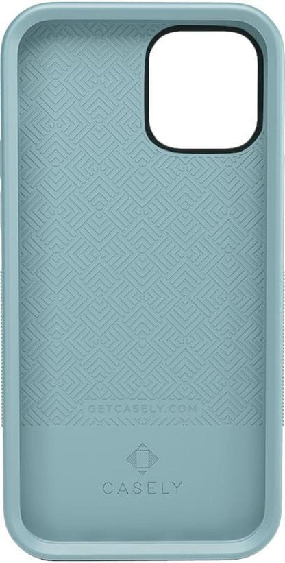 Totally Groovy | Teal Rainbow Stripes Color Block Case iPhone Case get.casely