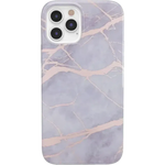 Touch of Lavender | Lavender Gray & Rose Gold Marble Case iPhone Case get.casely Classic iPhone 12 Pro Max