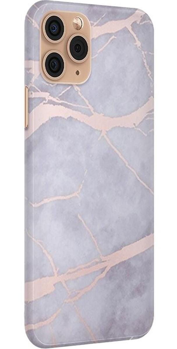 Touch of Lavender | Lavender Gray & Rose Gold Marble Case iPhone Case get.casely
