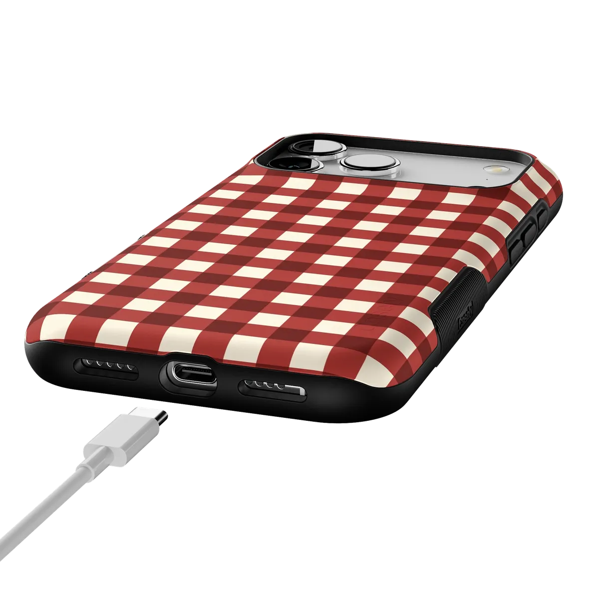 Checked Twice | Red Plaid Case