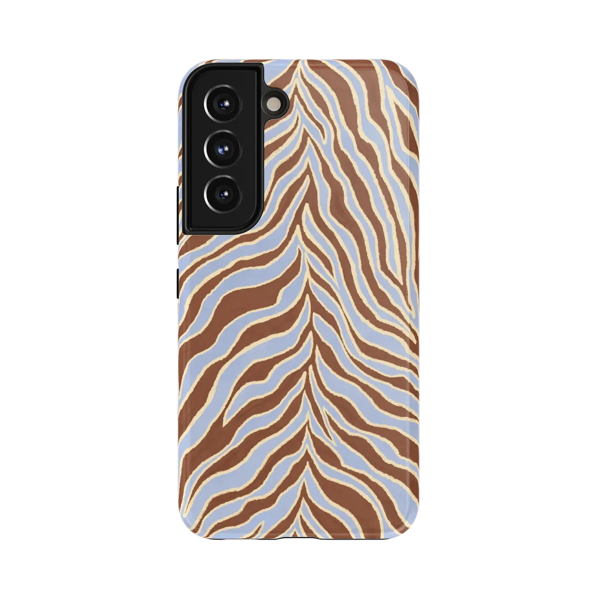 Untamed | Brown & Blue Zebra Case - Galaxy S22