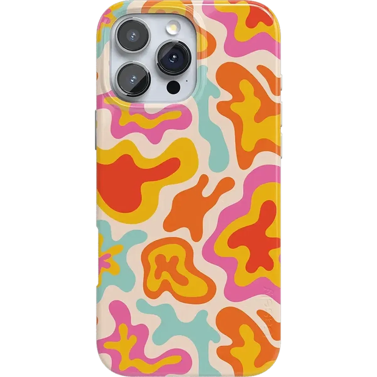 Tropical Color Splash | Abstract Retro Case iPhone Case get.casely Classic + MagSafe® iPhone 16 Pro Max