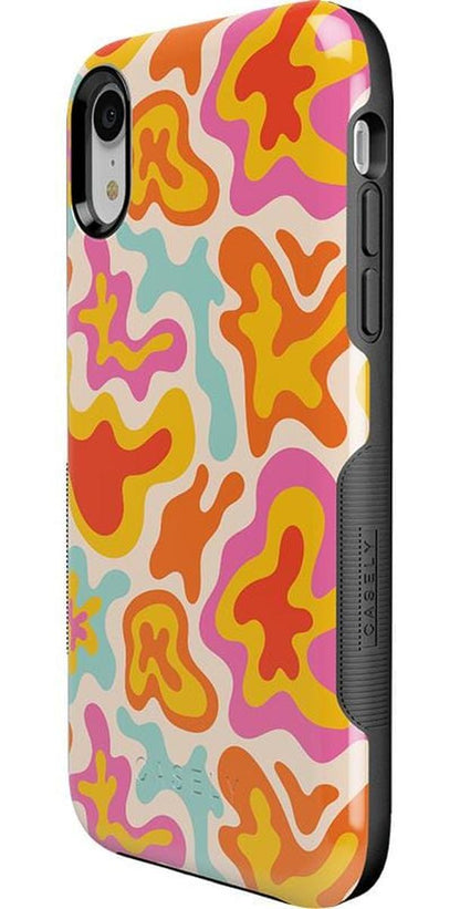 Tropical Color Splash | Abstract Retro Case iPhone Case get.casely
