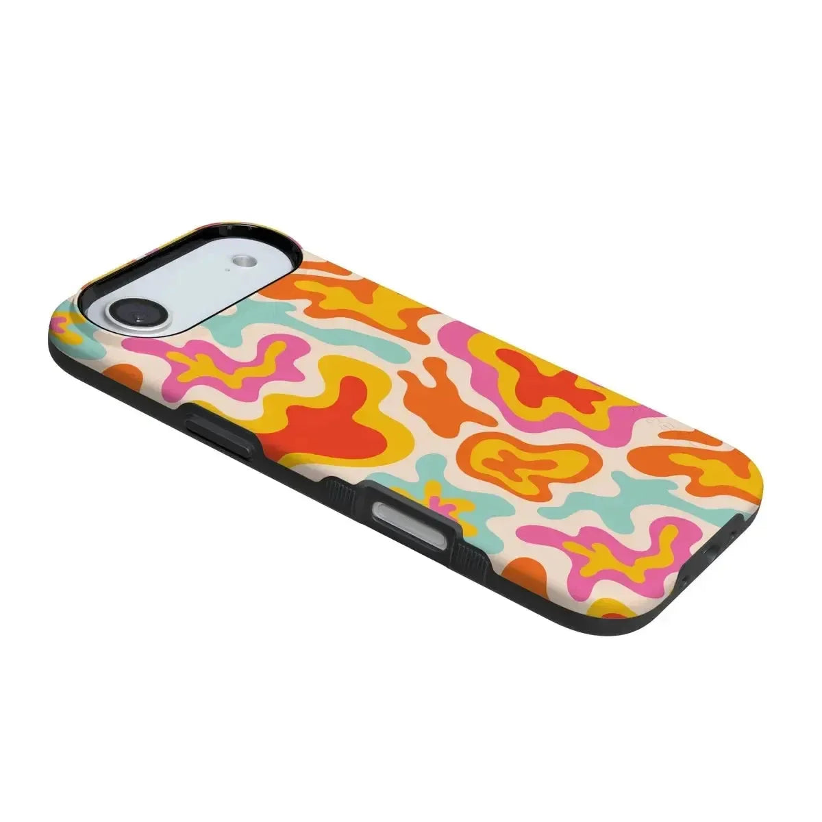 Tropical Color Splash | Abstract Retro Case iPhone Case get.casely