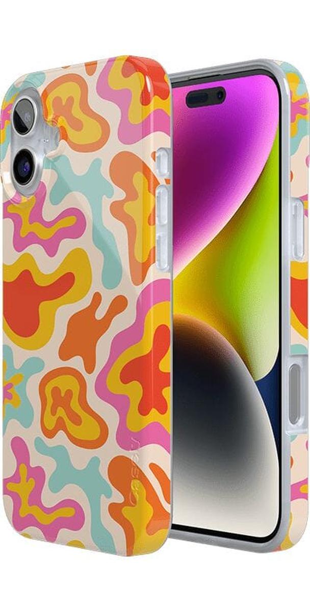 Tropical Color Splash | Abstract Retro Case iPhone Case get.casely