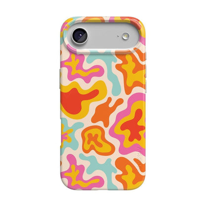 Tropical Color Splash | Abstract Retro Case iPhone Case get.casely