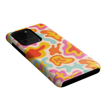Tropical Color Splash | Abstract Retro Samsung Case Samsung Case Casetry
