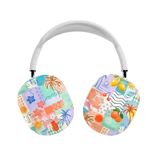 Tropical Heat | Beachy Collage AirPods Max Case AirPods Case Casetry AirPods Max Case