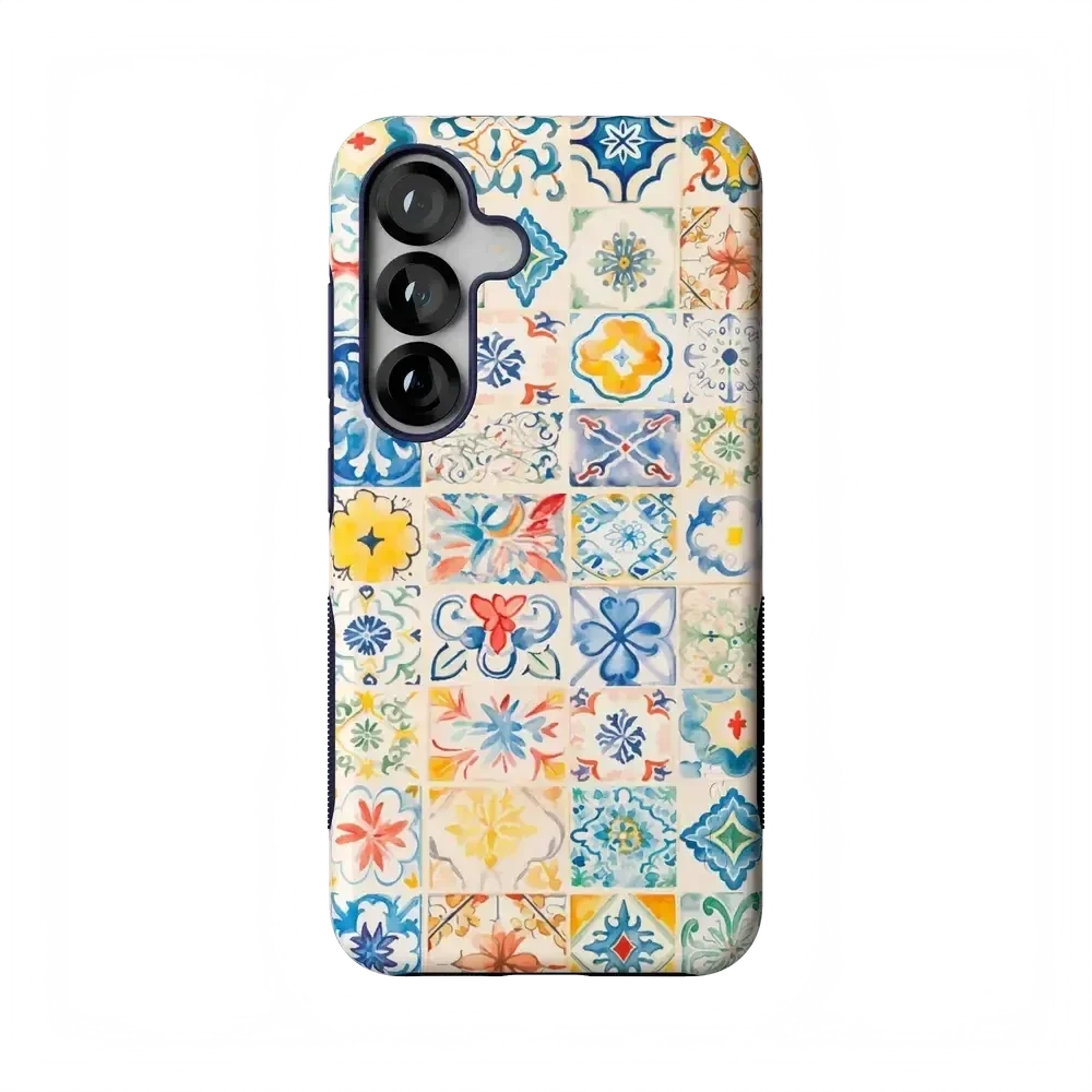 Tuscan Tiles | Dolce Vita Case iPhone Case get.casely Bold Flex + MagSafe® Galaxy S25