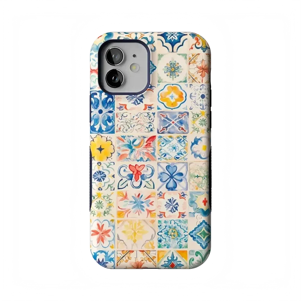 Tuscan Tiles | Dolce Vita Case iPhone Case get.casely Bold Flex + MagSafe® iPhone 12 Pro