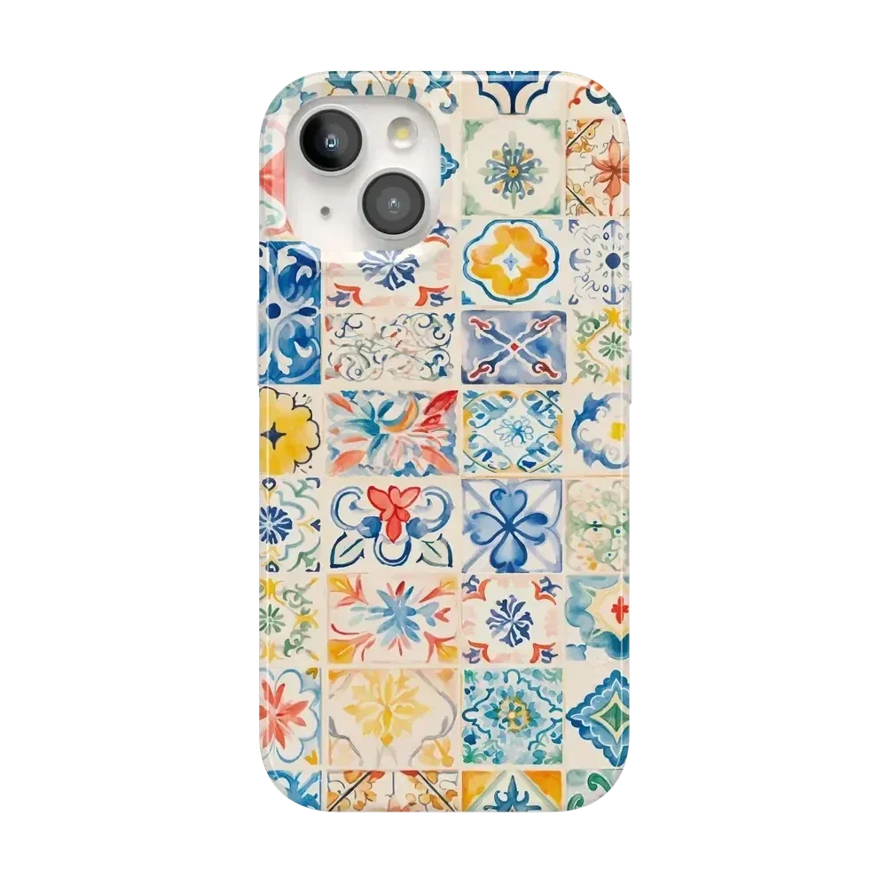 Tuscan Tiles | Dolce Vita Case iPhone Case get.casely Classic + MagSafe® iPhone 15