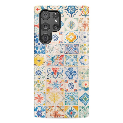 Tuscan Tiles | Dolce Vita Case iPhone Case get.casely Essential Galaxy S22 Ultra