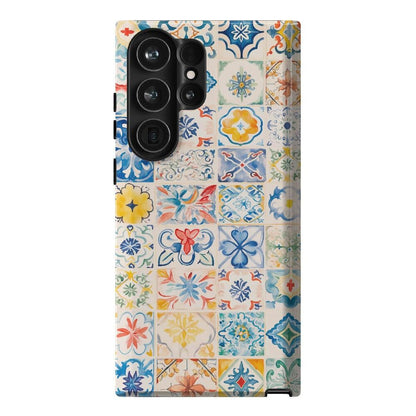 Tuscan Tiles | Dolce Vita Case iPhone Case get.casely Essential Galaxy S23 Ultra