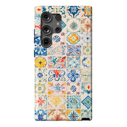Tuscan Tiles | Dolce Vita Case iPhone Case get.casely Essential Galaxy S24 Ultra