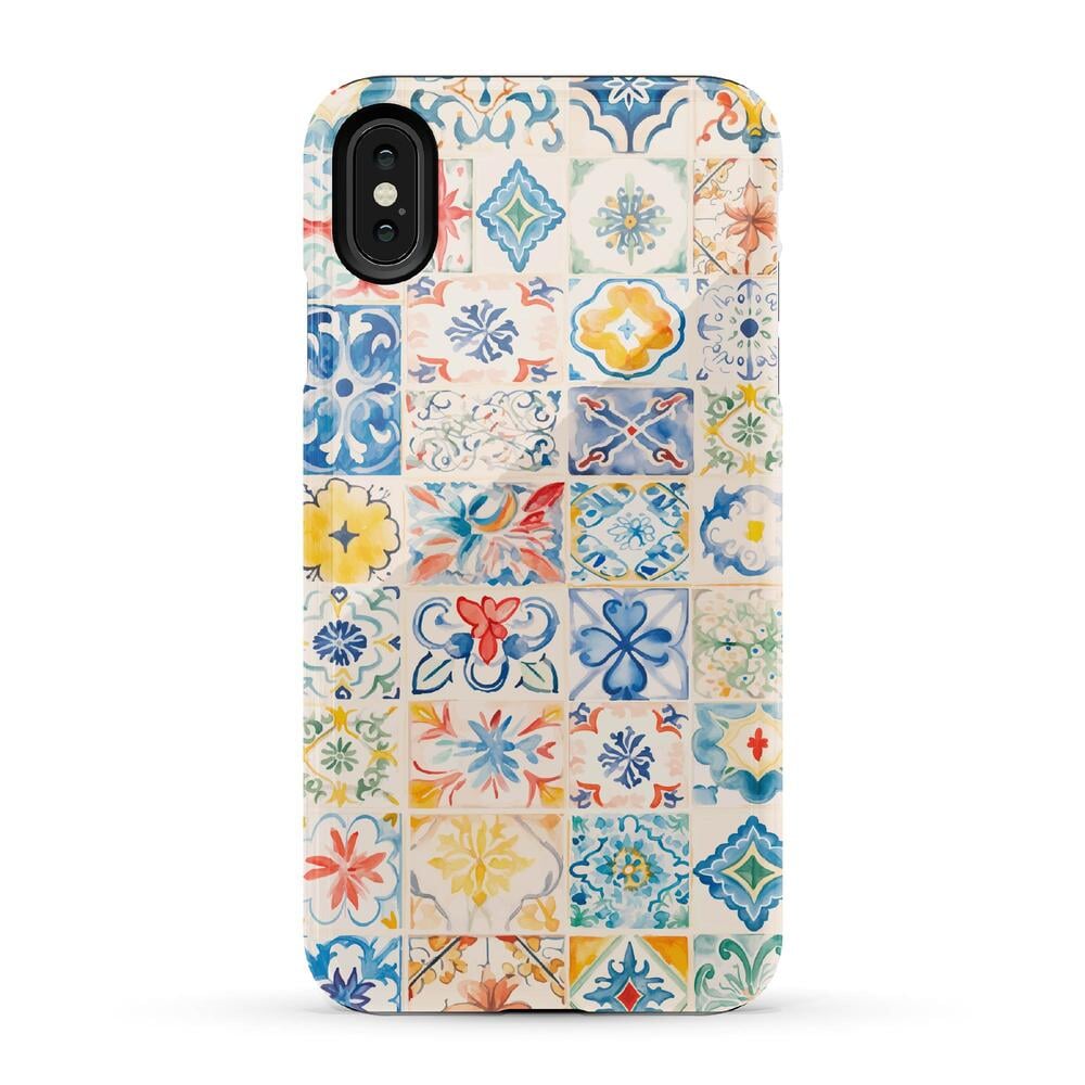 Tuscan Tiles | Dolce Vita Case iPhone Case get.casely Essential iPhone XS Max