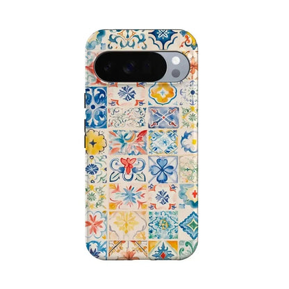 Tuscan Tiles | Dolce Vita Case iPhone Case get.casely Essential + MagSafe® Google Pixel 10 Pro XL