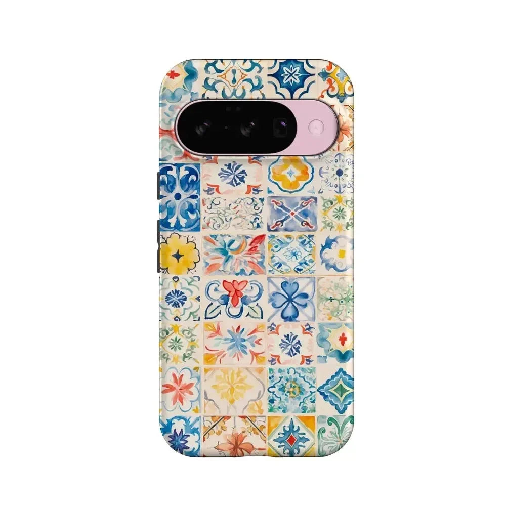 Tuscan Tiles | Dolce Vita Case iPhone Case get.casely Essential + MagSafe® Google Pixel 10