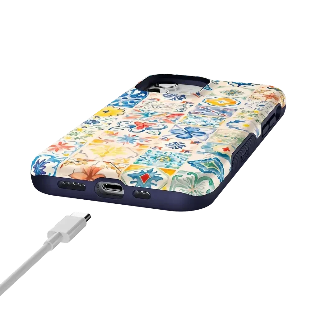 Tuscan Tiles | Dolce Vita Case iPhone Case get.casely