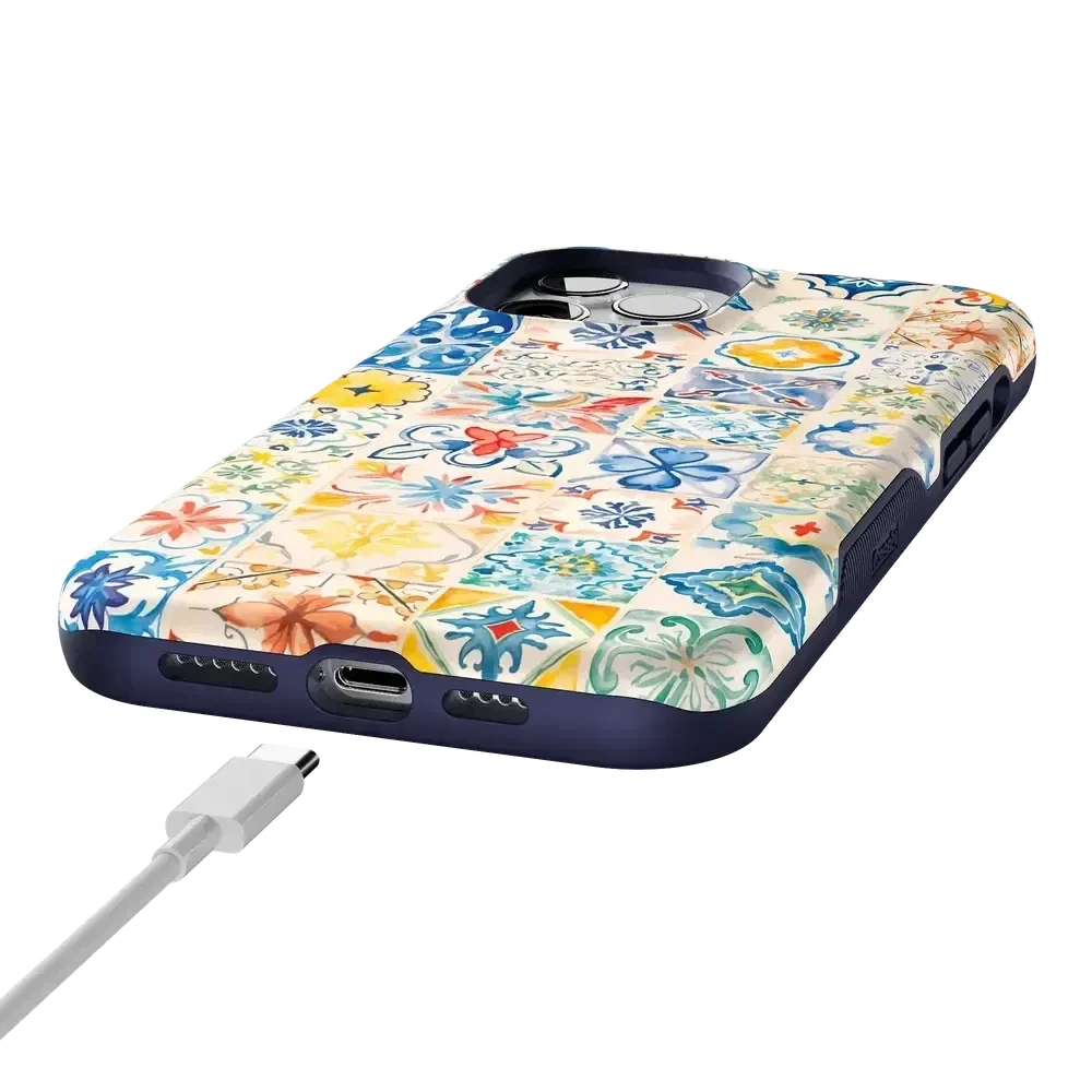 Tuscan Tiles | Dolce Vita Case iPhone Case get.casely