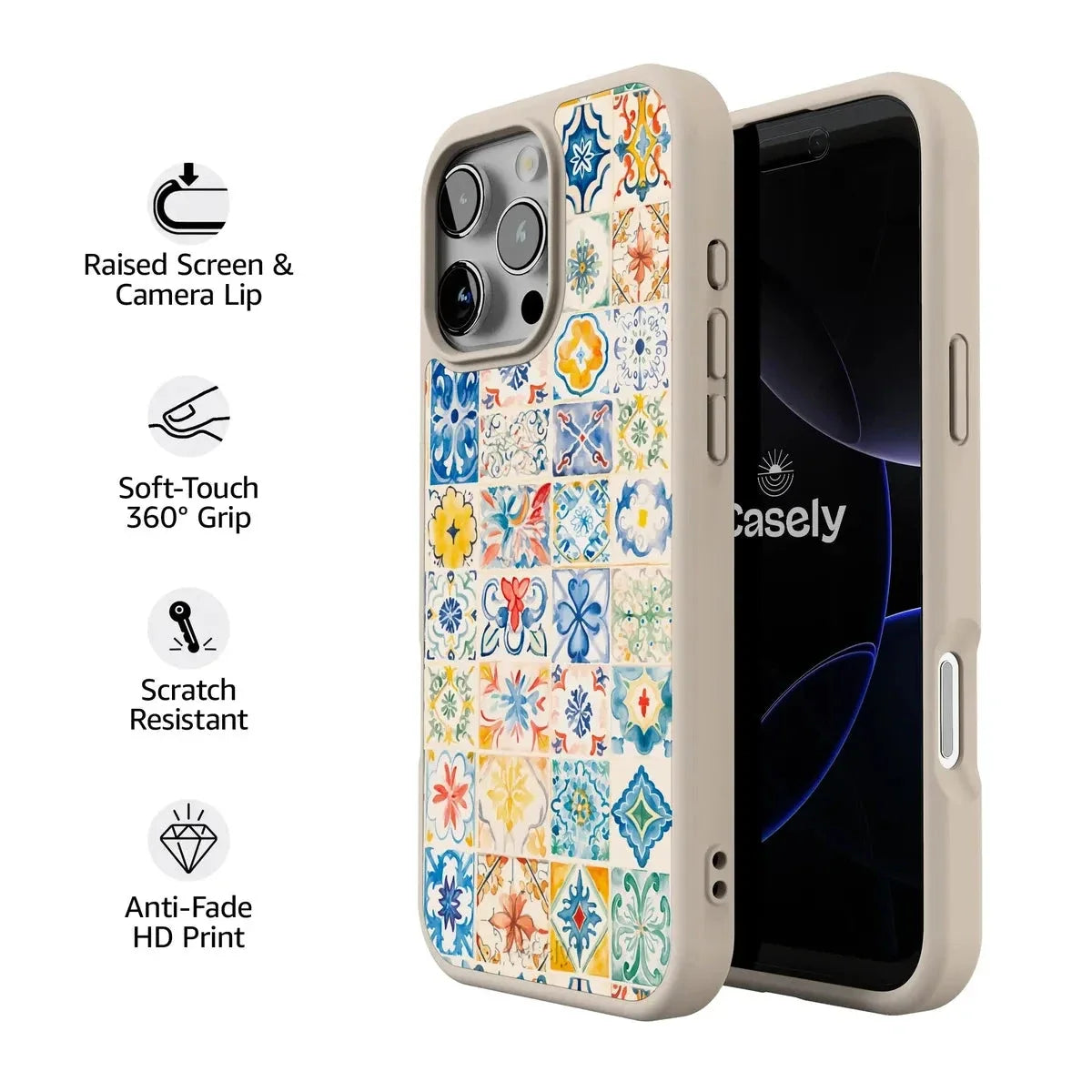 Tuscan Tiles | Dolce Vita Case iPhone Case get.casely