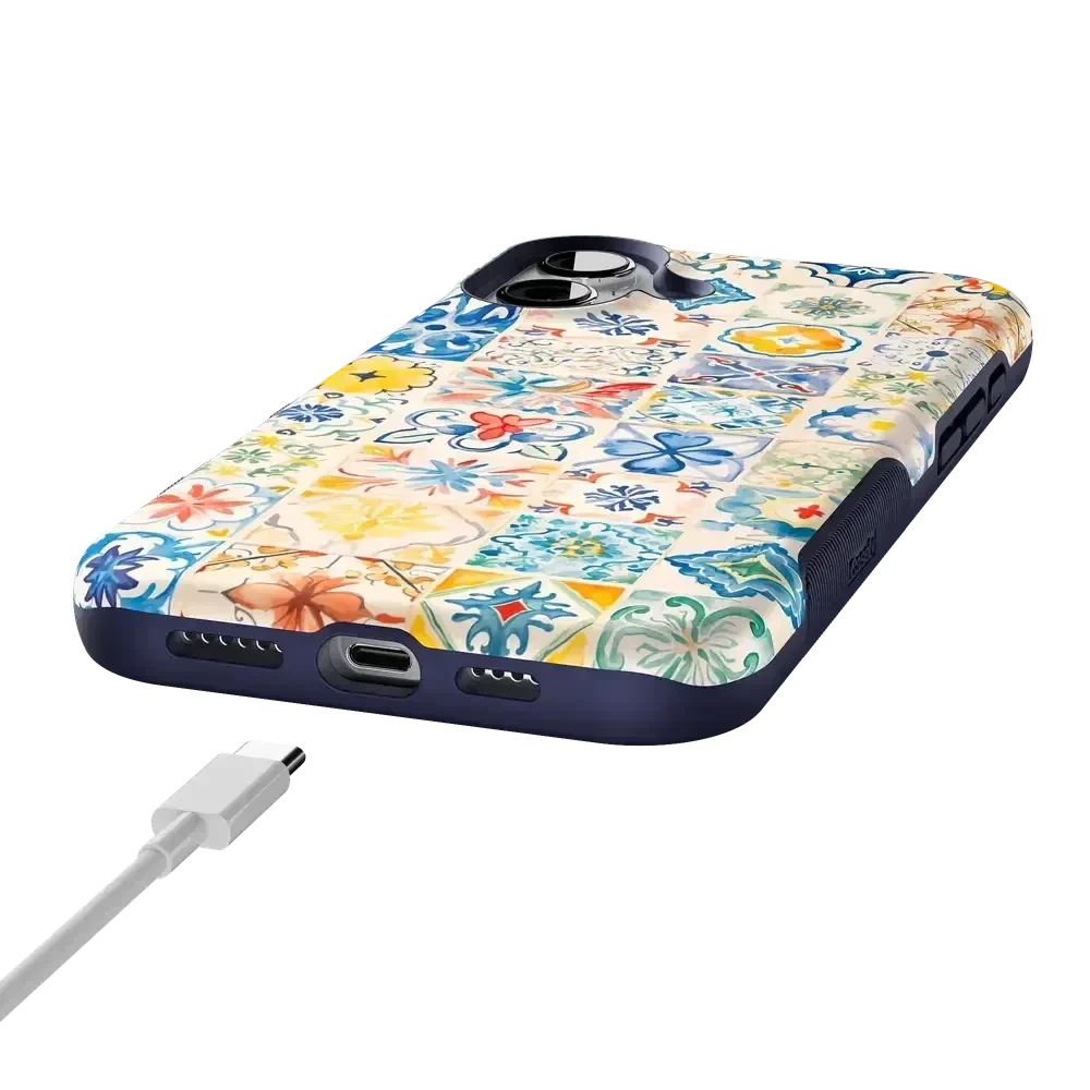 Tuscan Tiles | Dolce Vita Case iPhone Case get.casely