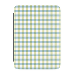 Pastel Picnic | Blue & Green Gingham Kindle Case