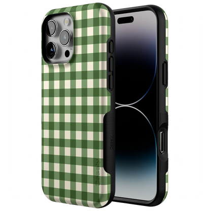Checked Twice | Green Plaid Case